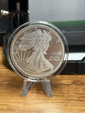 2 oz Walking Liberty Eagle Silver Round GMS