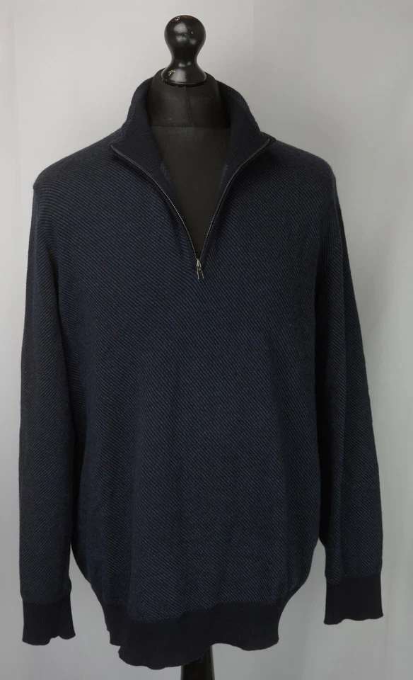 Loro Piana Roadster Pull Mezzocollo Cashmere Sweater Mens Size 54 Jumper FAG4525 - Image 2 of 4