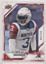 2019 Upper Deck CFL Red 60/150 Dominique Ellis #96 2b2