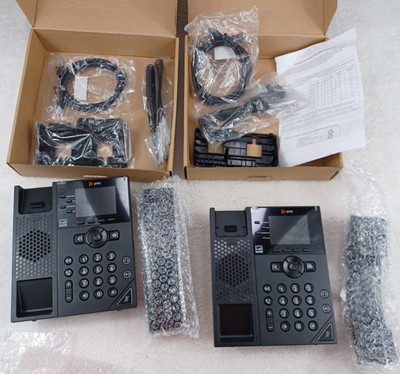 Polycom VVX 250 4 Line IP Phone LOT OF TWO New
