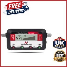 Satellite Finder with Easy to Read LCD Display and Sound Output Adjustment