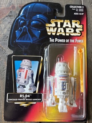 Star Wars R5-D4 1996 Kenner POTF Figure Photon Missile Launcher MOC