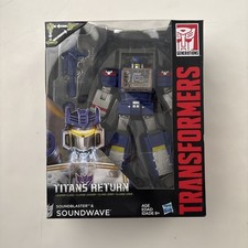 Hasbro Transformers Generations Titans Return Soundwave And Soundblaster Action