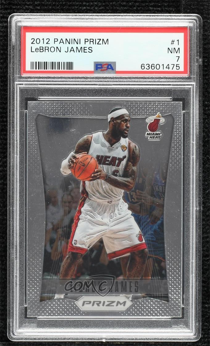 2012-13 Panini Prizm LeBron James #1 PSA 7 yj0