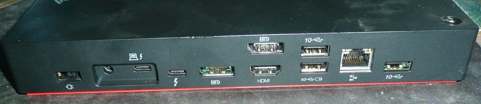 Estación de acoplamiento universal Lenovo ThinkPad 40B0 Thunderbolt 4 5D21C04010 Foto 3 de 3