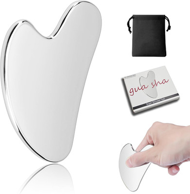 Gua Sha Edelstahl, Gua Sha Stein Gesichtswerkzeug, Guasha Scraping Massage Tool,