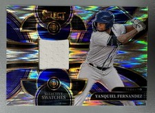 2024 Panini Select Yanquiel Fernandez Significant Swatches Flash Relic #SS-YF