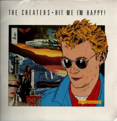 The Cheaters Hit Me Im Happy WHITE VINYL NEAR MINT Albion Vinyl LP