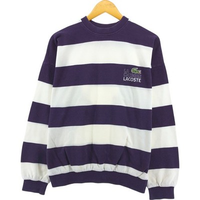 Vintage 1980'S Lacoste French Lacoste striped pattern logo sweatshirt made i...