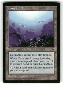 Coral Atoll 160/167 Visions Uncommon Land