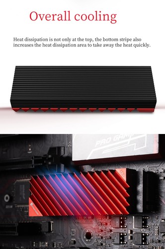 Jonsbo M2-3 Heatsink SSD Heat Dissipation Radiator M.2 Cooling Heat Sink Heat Th - Afbeelding 4 van 11