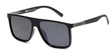 Locs OG Oversized Flat Top Sunglasses Men Black Dark Lens UV Protection