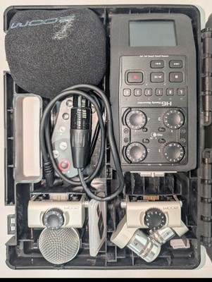 Zoom H6 Handy Recorder Portable Digital Recorder XLR In USB Phantom Power Kit