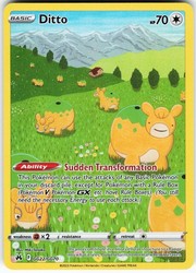 Ditto GG22/GG70 Crown Zenith Galarian Gallery Holo Ultra Rare