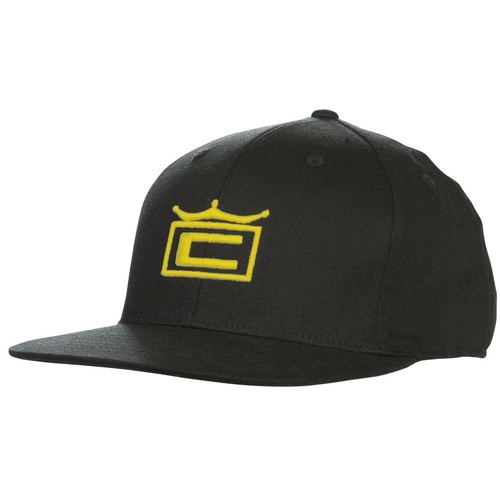 Cobra Tour Crown 110 Snapback Cap (Black/Yellow) 2020 NEW