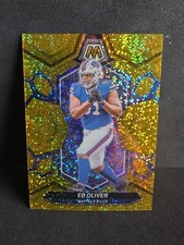 2024 Mosaic Ed Oliver Gold Sparkle Prizm /24 Buffalo Bills