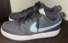Nike Court Borough Kids Low Grey Light Blue 6Y