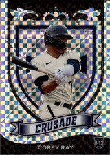 2021 Panini Chronicles Crusade Building Blocks #12 Corey Ray Milwaukee Brewers