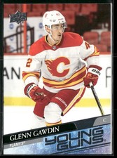 2020-21 Upper Deck Glenn Gawdin Young Guns RC #726 Calgary Flames