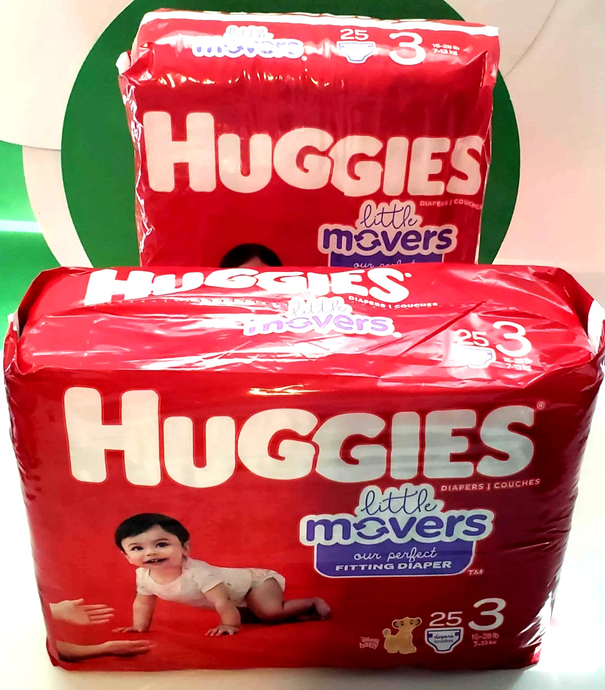 Disney Baby Huggies Little Movers Size 3 – Soft, Secure Fit, 50 Ct