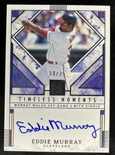 2025 Panini Impeccable Eddie Murray Timeless Moments On Card Auto 9/25 SSP