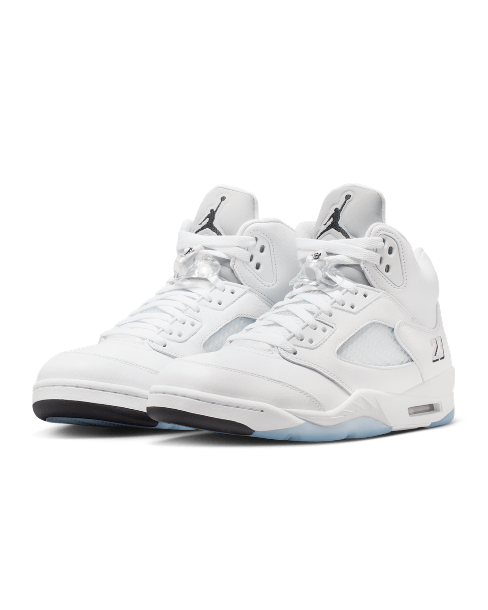 Nike Air Jordan 5 Retro OG White Black Metallic Silver HQ7978-103