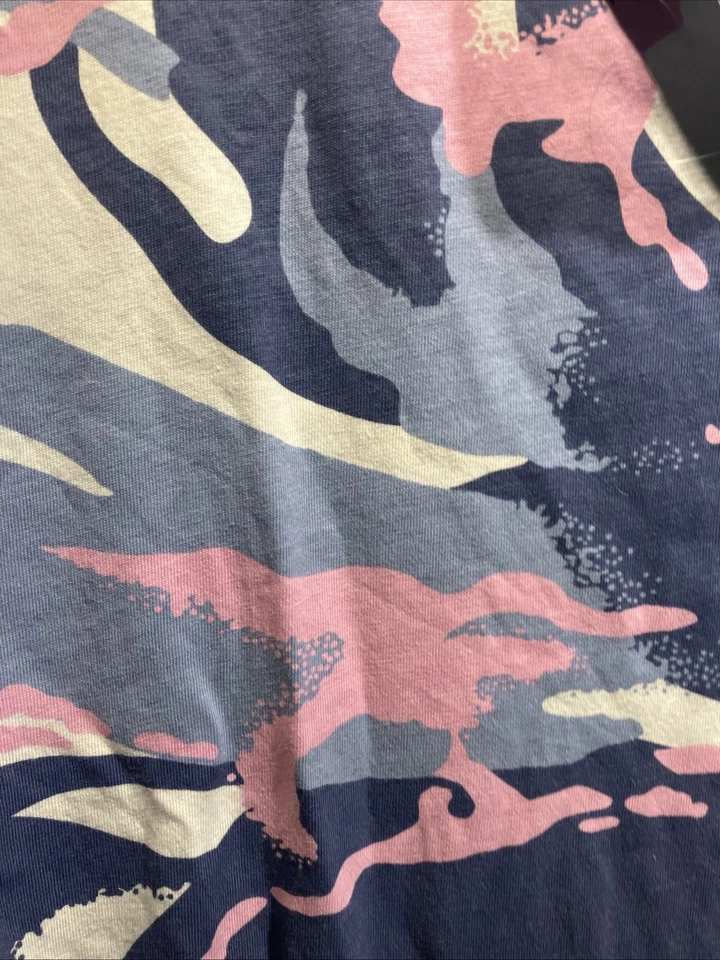 Adidas Sudadera con Capucha Niños Talla M 10/12 Azul Pastel Camuflaje Logo Diseño Ligero Foto 2 de 4