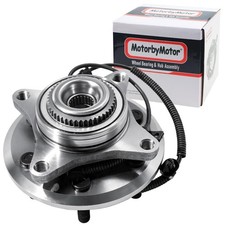 MotorbyMotor 515169 (4WD) Front Wheel Bearing and Hub Assembly with ABS 6 1pc