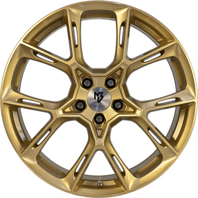 mbDESIGN Felge KX1 9,0x21 Zoll LK 5x112 ET35 ML 75.0 Gold glänzend lackiert