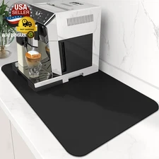 Coffee Mat Super Absorbent Dish Drying Mat Coffee Bar Accessories Match with Mac