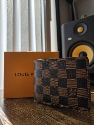 Louis Vuitton Multiple Monogram Slender Canvas Brown  Men s Wallet