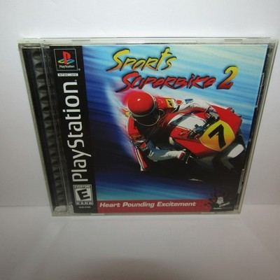 Sports Superbike 2 Sony PlayStation 1 PS1 Video Game with Manual Tested Working