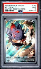 2025 POKEMON SVP EN-SCARLET & VIOLET BLACK STAR PROMOS #189 N'S ZORUA PSA 9 on eBay
