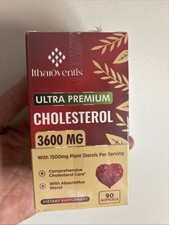 Cholesterol Supplements with Plant Sterols, Niacin, 90 Count Apr 2028 Sealed