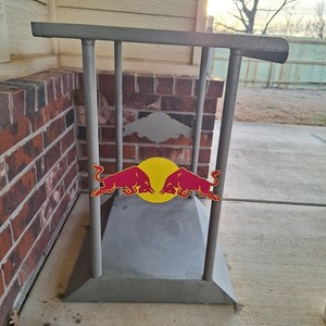 Used Red Bull Display Refrigerator Stand for Mini Fridge Countertop Cooler