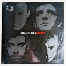 kILLING JOKE Sanity 7" Single 1986 E.G. Records JAZ COLEMAN '80s Alternative