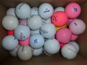 30 Assorted Women's Golf Balls - Callaway, Bridgestone, Pinnacle, etc