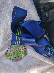The Great Inflatable Race Bouncer Finisher Medal athletics collectible