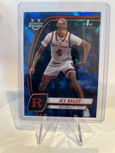 2024-25 Bowman University Chrome Sapphire Edition - Ace Bailey #1 (RC)🔥🔥🔥