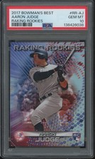 2017 Bowman's Best Raking Rookies Aaron Judge RC Rookie Gem Mint PSA 10