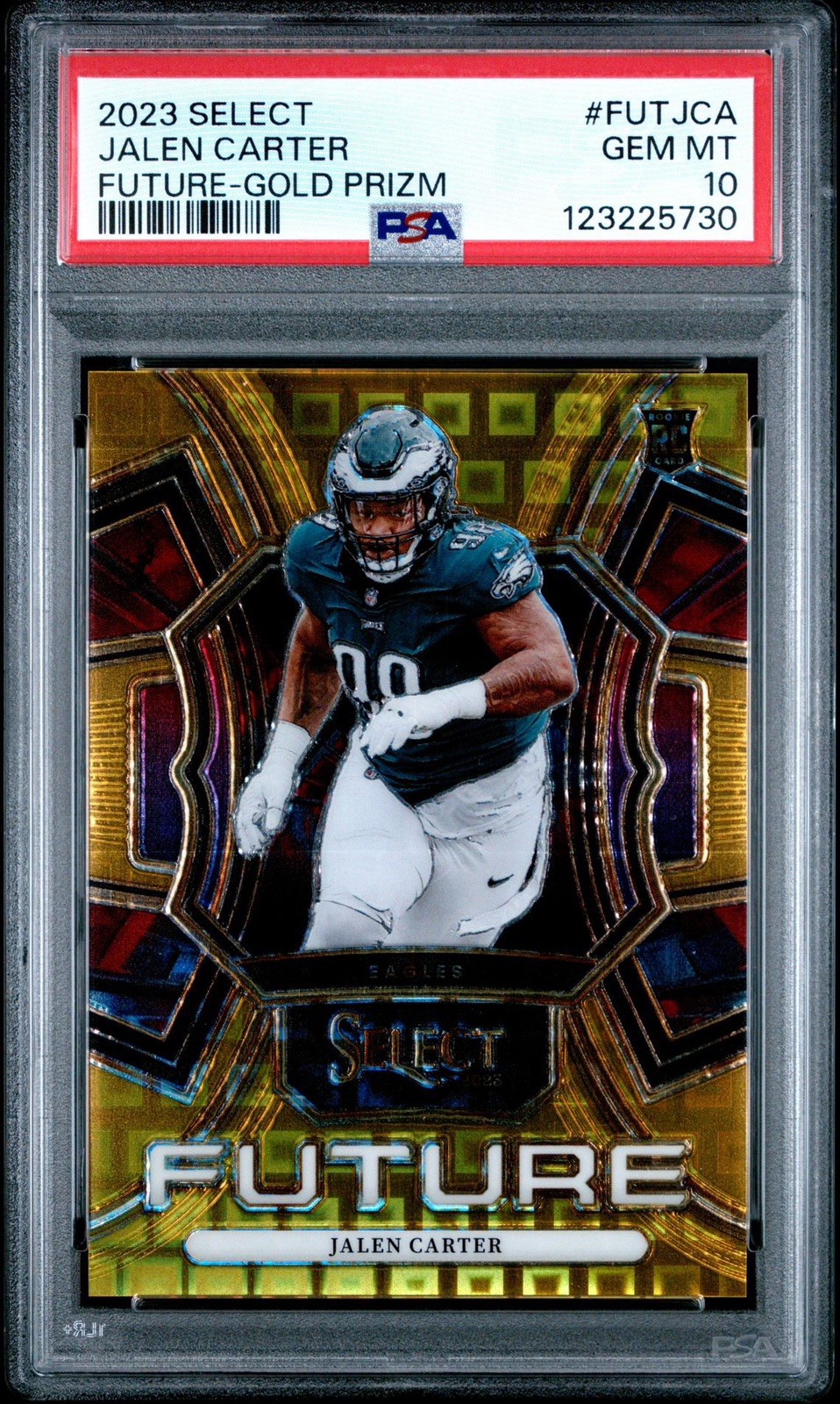 Jalen Carter Panini Select Future #FUTJCA Gold