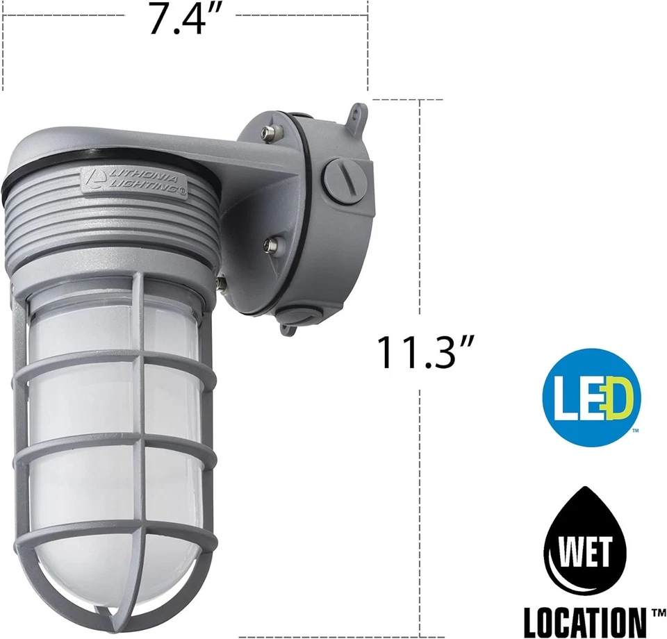 Accesorio LED de montaje en pared apretado - 600 lúmenes Foto 4 de 4