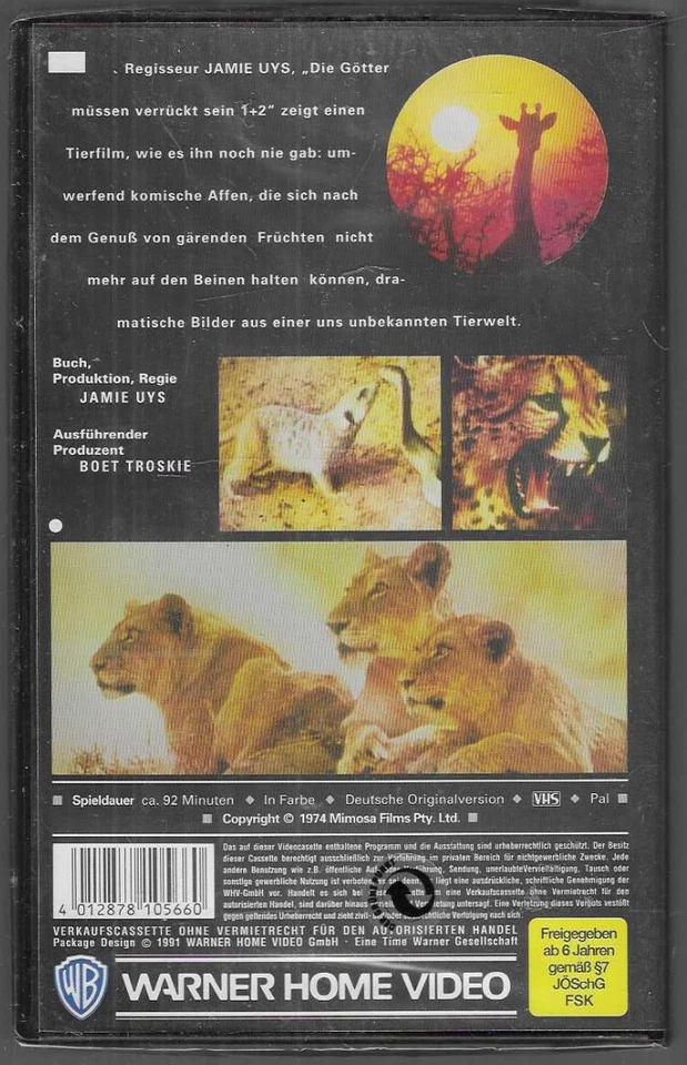 DIE LUSTIGE WELT DER TIERE VHS Rarität NEU OVP in Folie - Bild 2 von 2