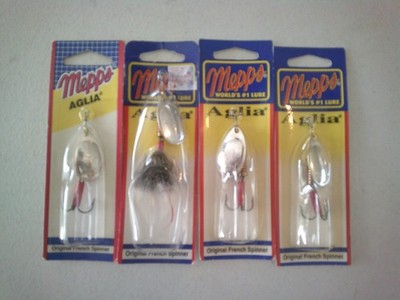 4-MEPP'S AGLIA  FISHING SPINNERS   SIZE-3   Lot 712