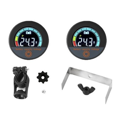 Digital Power Meter Voltage Display Double Wire Battery Capacity Meter Durable