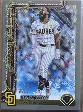 Fernando Tatis Jr. 2025 Topps Holiday #H170 Holiday Silver Glitter