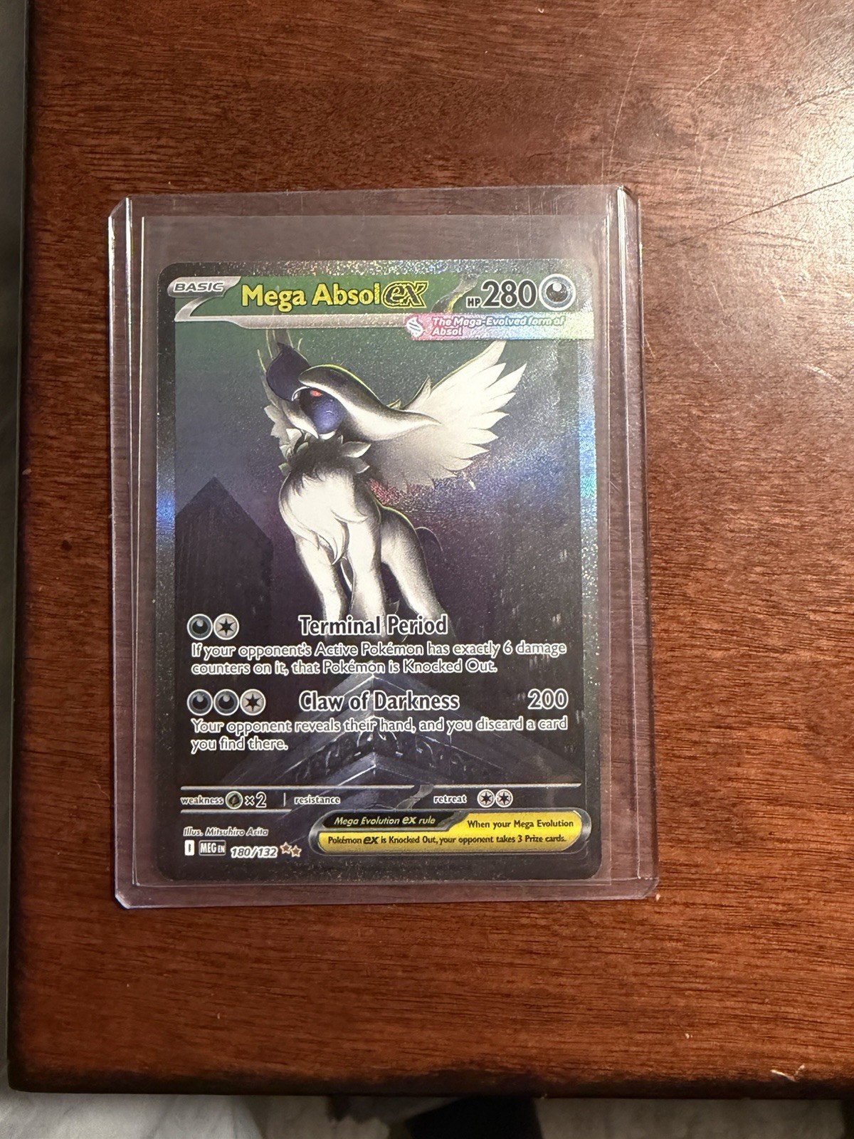 Mega Absol EX SIR 180/132 Pokémon TCG Mega Evolution NM