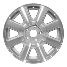 Refurbished Machined And Painted Silver Aluminum Wheel 17 X 7 8g1z1007a Refurbished Machined And Painted Silver Aluminum Wheel 17 X 7 8g1z1007a