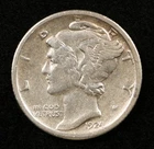 1924-S Mercury Dime 10C VF Very Fine RAW Silver Coin (#SLC00257)