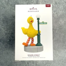 Hallmark 2019 Sesame Street CELEBRATING 50 YEARS Ornament Magic Big Bird NEW